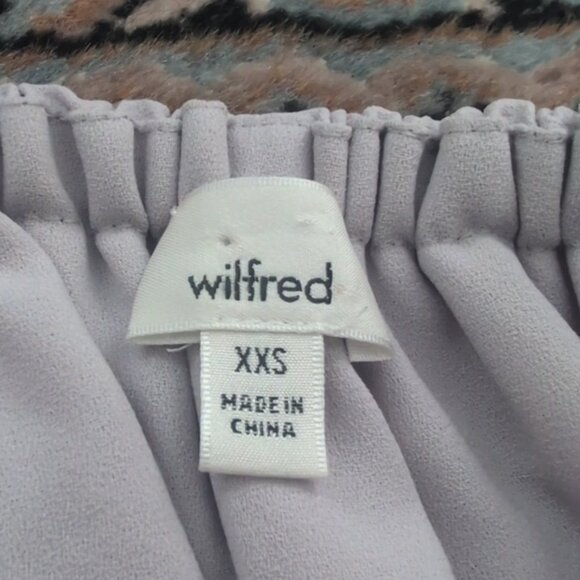 Aritzia Wilfred Promener Off-Shoulder Pink Ruffle Blouse - Picture 5 of 5